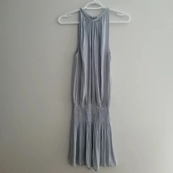 Ramy Brook Paris Drop Waist Sleeveless Pleated Mini Dress Lightweight Event XS - Picture 3 of 16